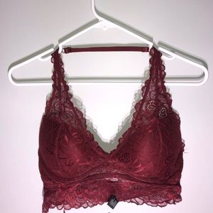 Burgundy bralette